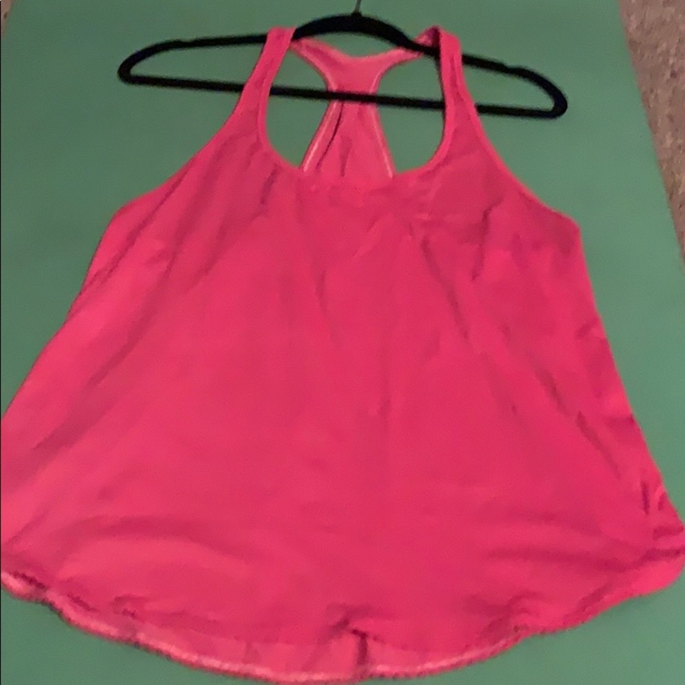 Lululemon pink tank top!!